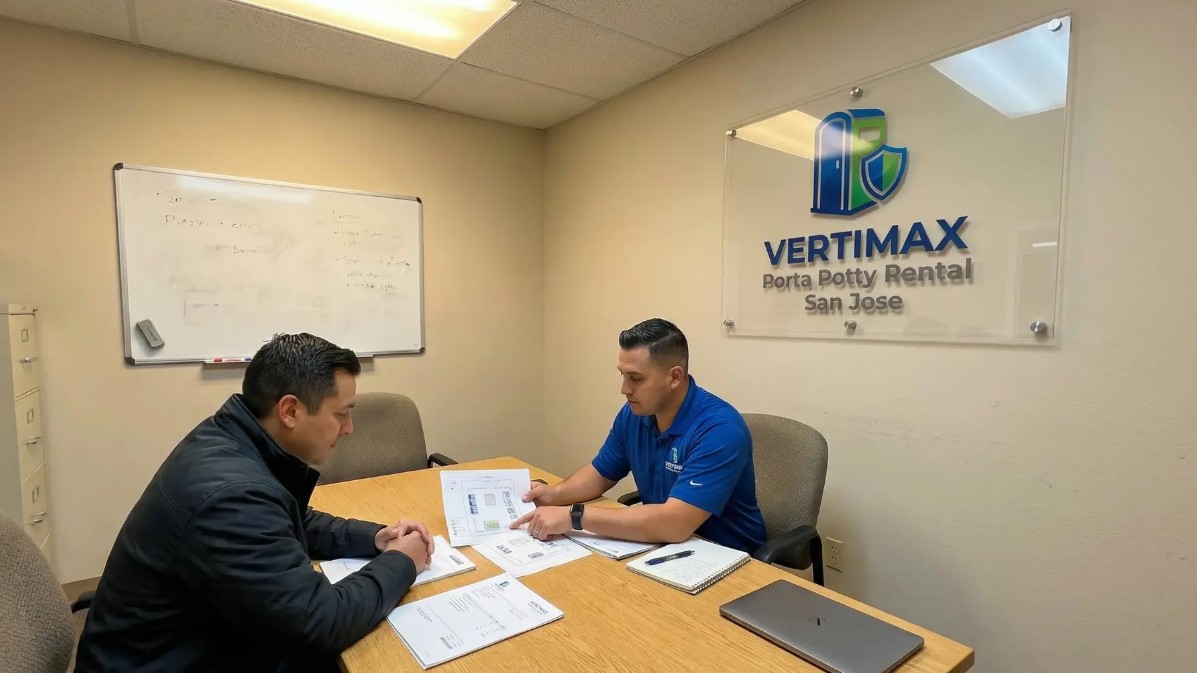 Vertimax Porta Potty Rental San Jose Meeting
